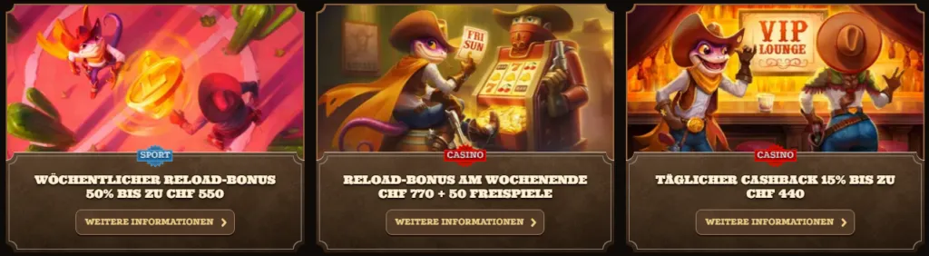 Boni und Aktionen im Lizaro Casino